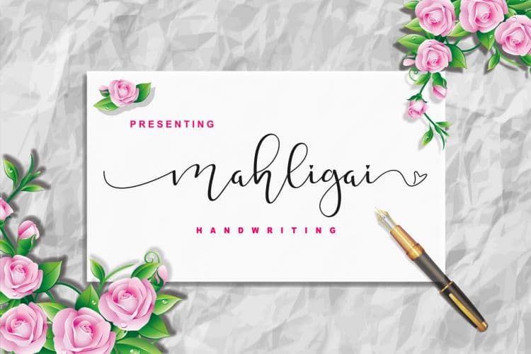 Mahligai Calligraphy Font