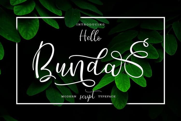 Hello Bunda Script Font
