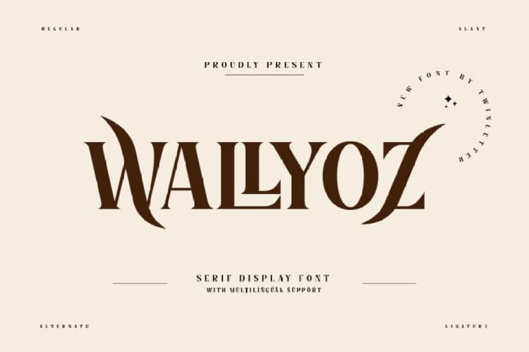 Wallyoz Font