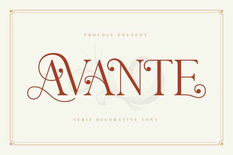 Avante Font