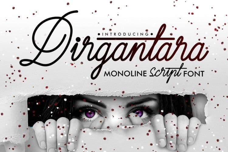 Dirgantara Script Font