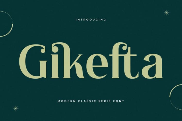 Gikefta Font