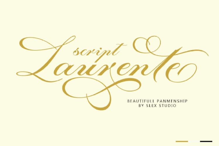 Laurente Script Font