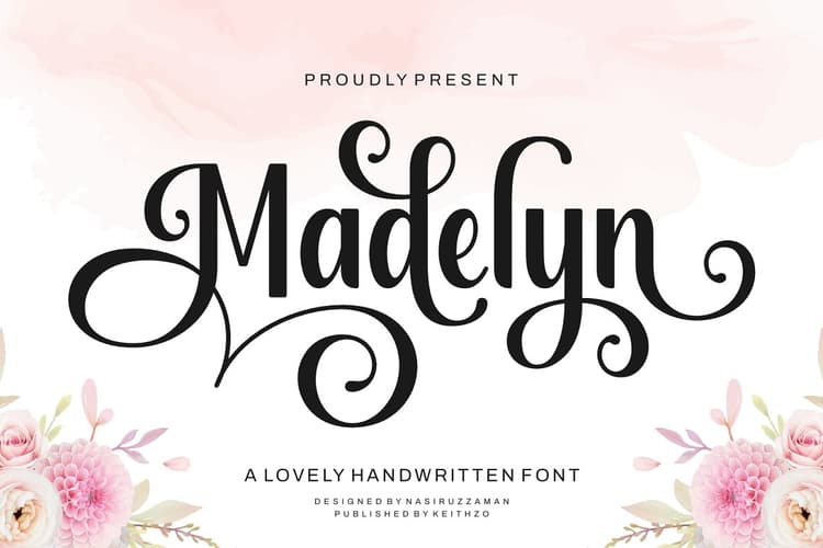 Madelyn Script Font