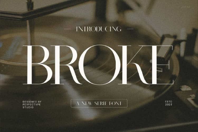 Broke Font