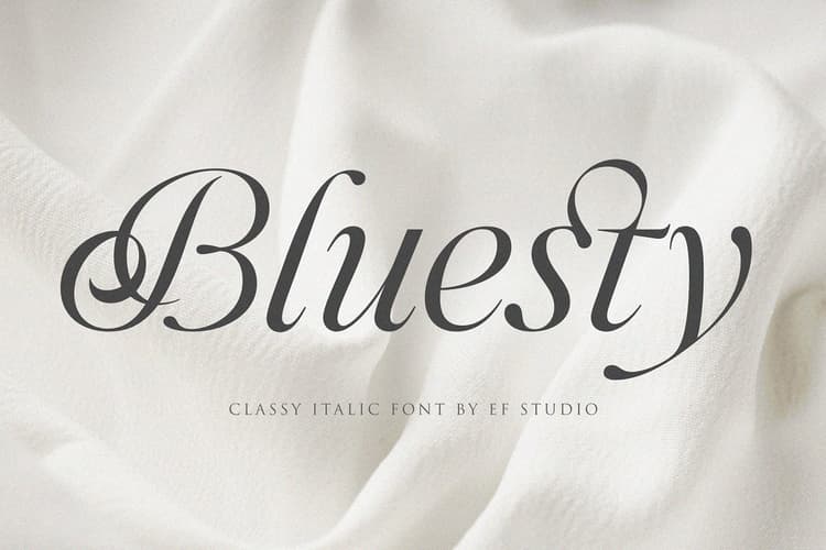 Bluesty Font