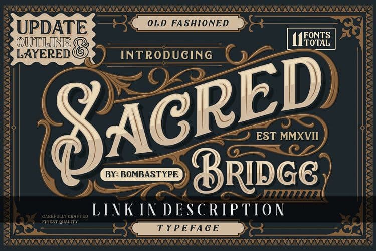 Barakah Layered Typeface