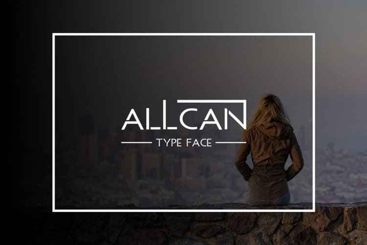 ALLCAN Typeface