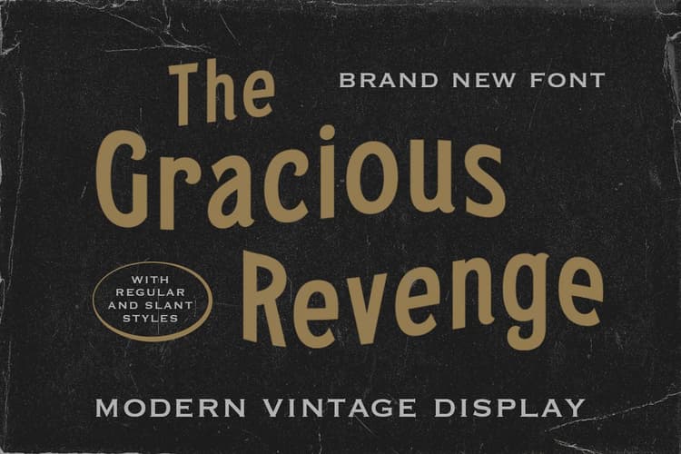 Gracious Revenge Font
