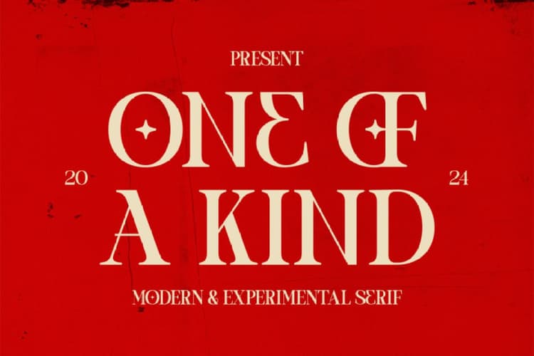 One Of A Kind Font