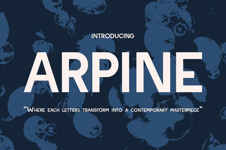 CF Arpine Font