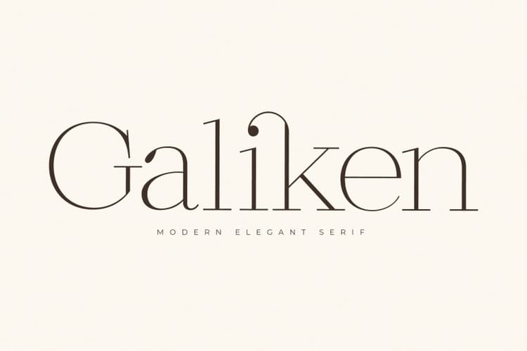Galiken Font
