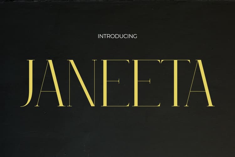 Janeeta Font
