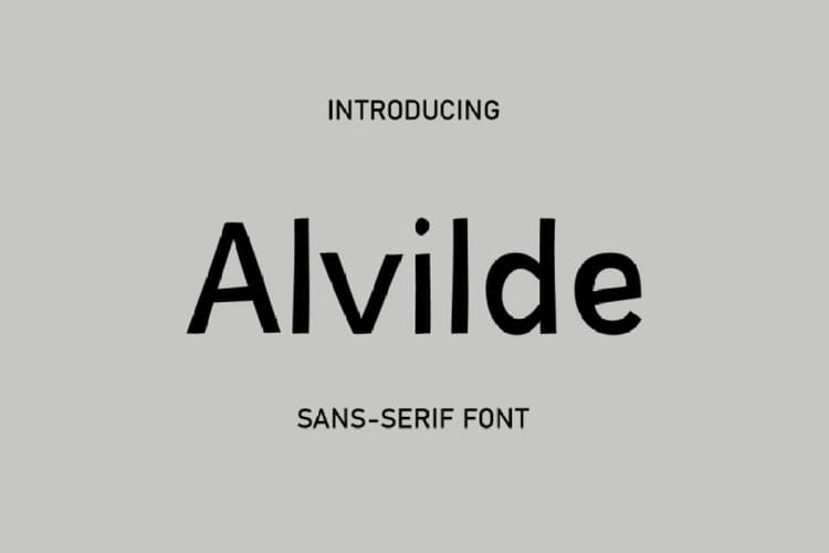 Alvilde Font