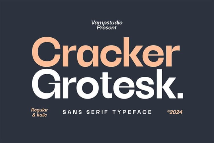 Cracker Grotesk Font