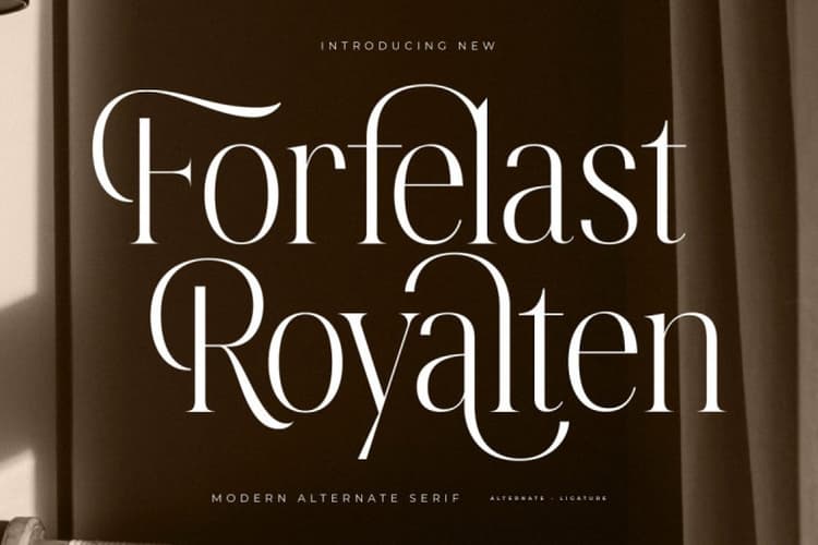 Forfelast Royalten Font