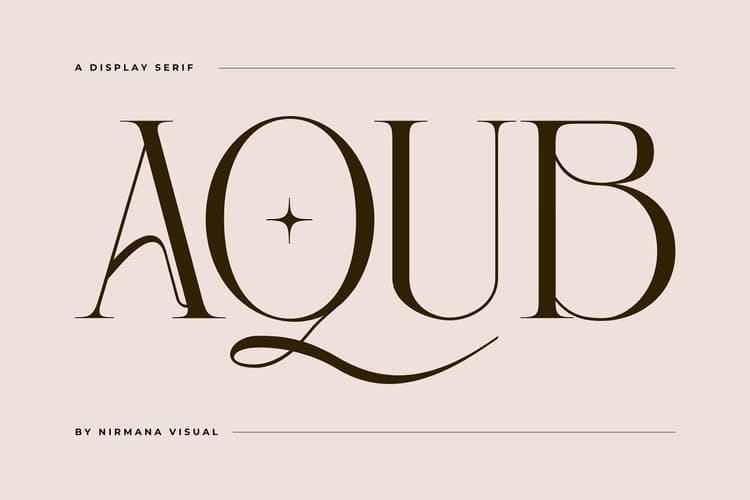Aqub Font
