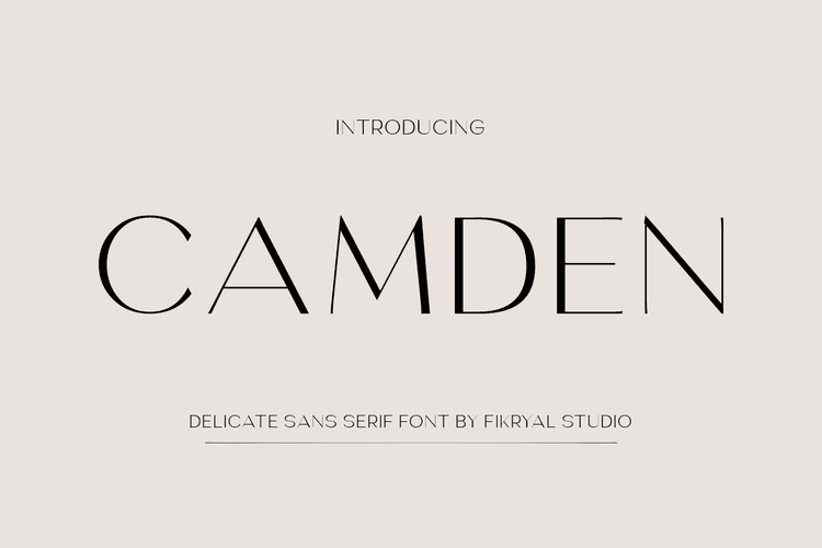 Camden Font