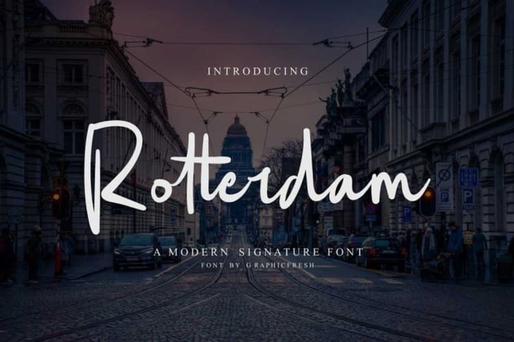 Rotterdam Script Font Free