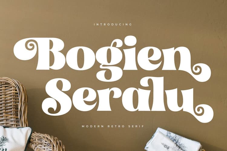 Bogien Seralu Font
