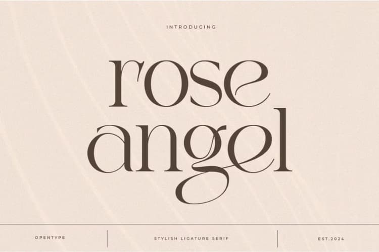 Rose Angel Font
