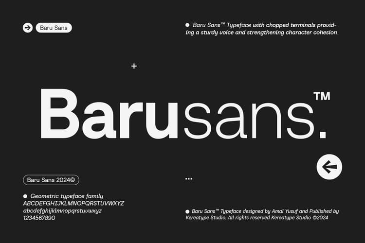 Baru Sans Font