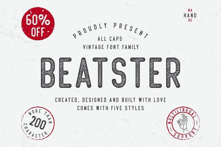 Beatster Typeface