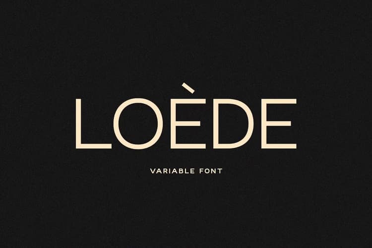 Loede Font
