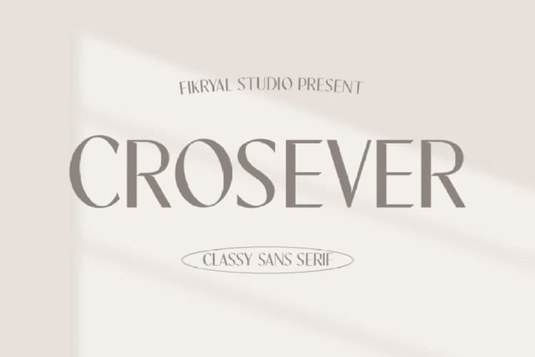 Crosever Font