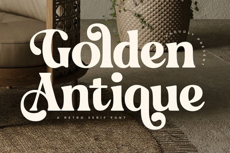 Golden Antique Font