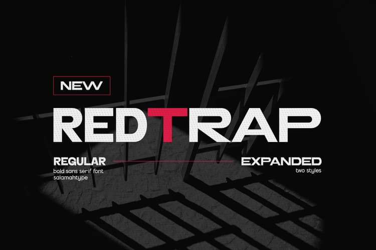 Redtrap Expanded PUO Font