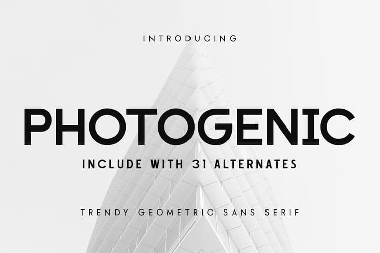 Photogenic Font Free