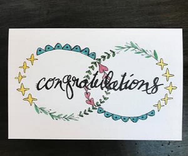 Congratulation Folding Font