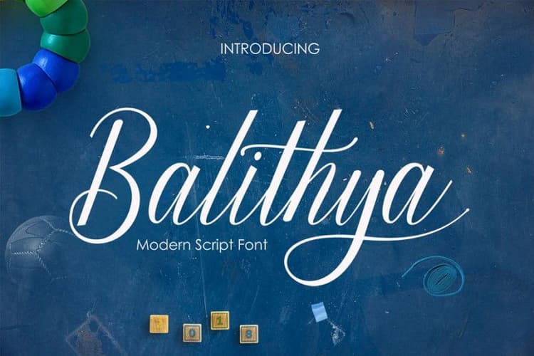 Balithya Calligraphy Font