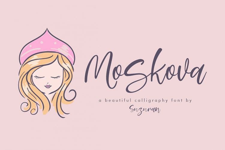 Moskova Script Font