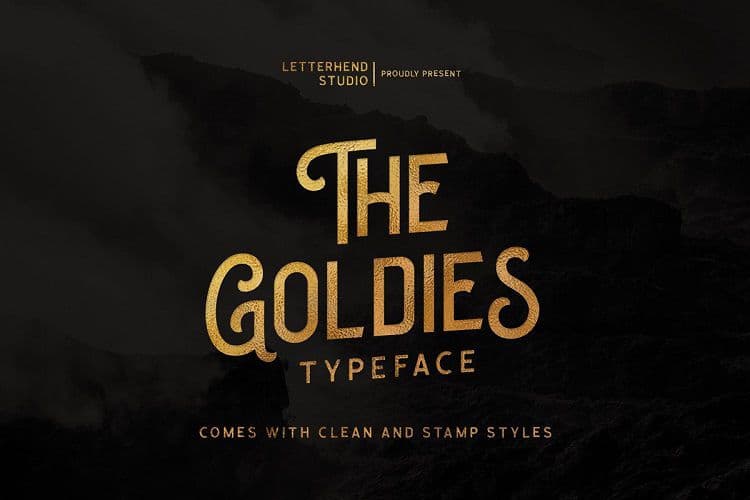 The Goldies Display Font