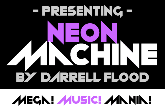 Neon machine Font Free