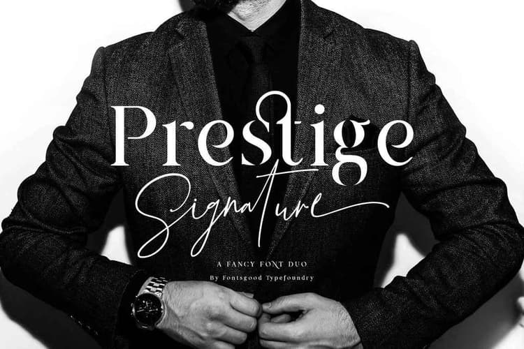 Prestige Signature Font