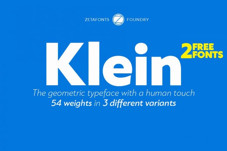 Klein Font Family