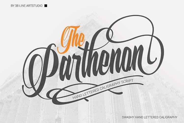 The Parthenon Script Font