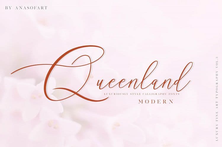 Queenland Script Font