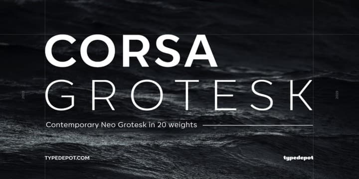 Corsa Grotesk Font Family