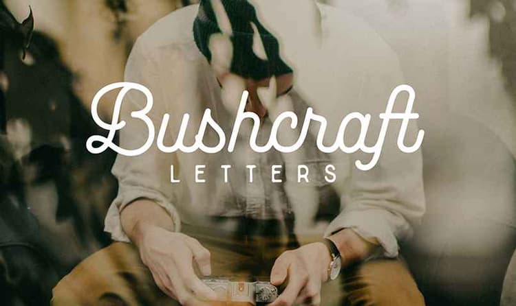 Bushcraft Script Font