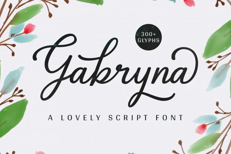 Gabryna Script Font