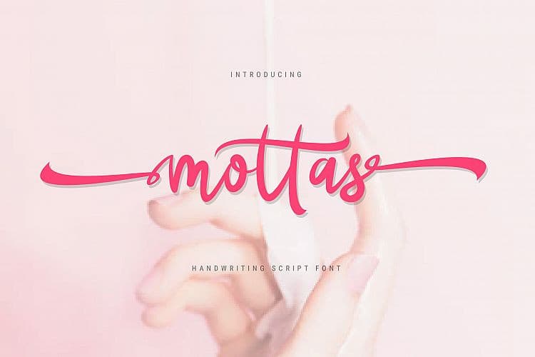 Mottas Script Font