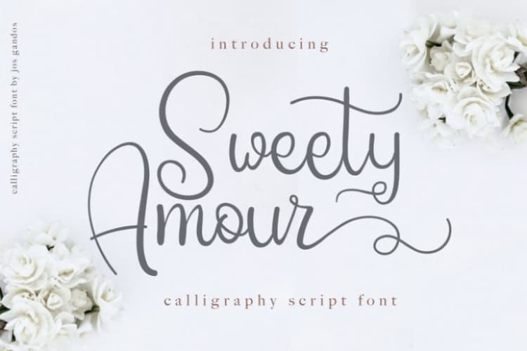 Sweety Amour Script Font
