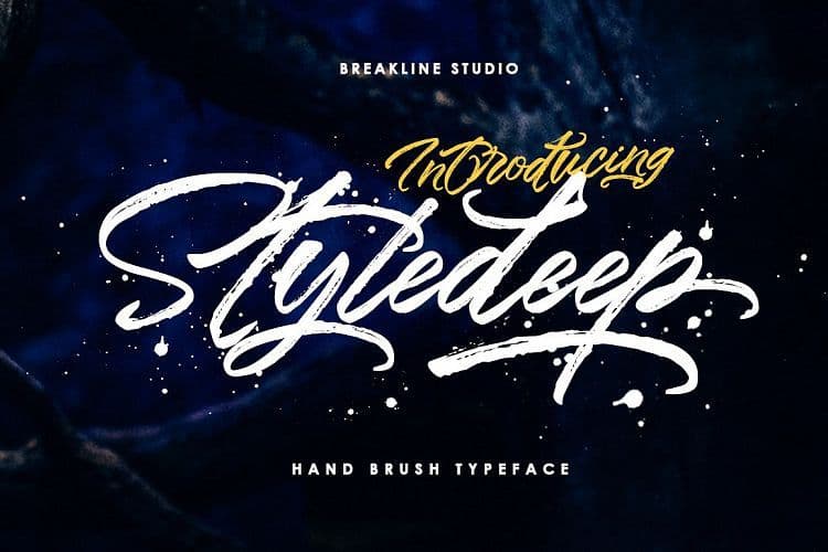 Styledeep Brush Font