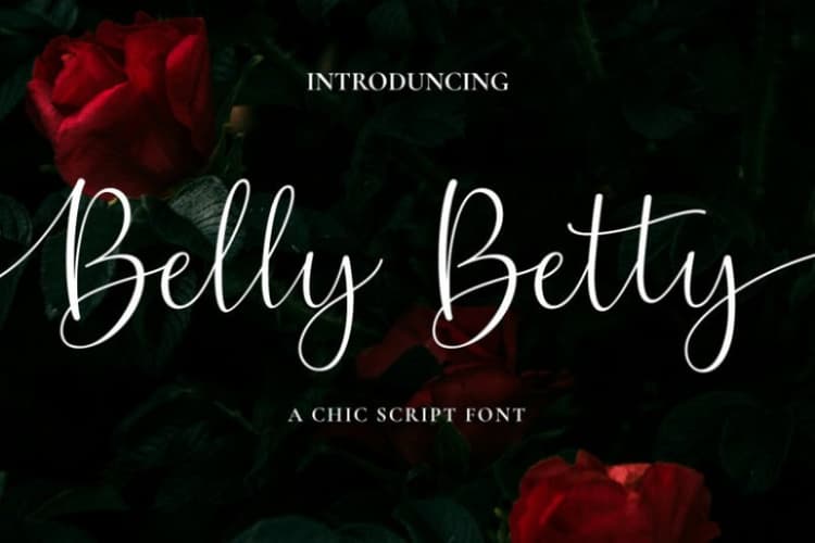 Belly Betty Script Font