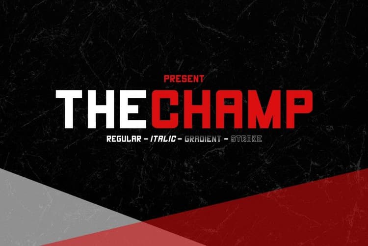The Champ Font