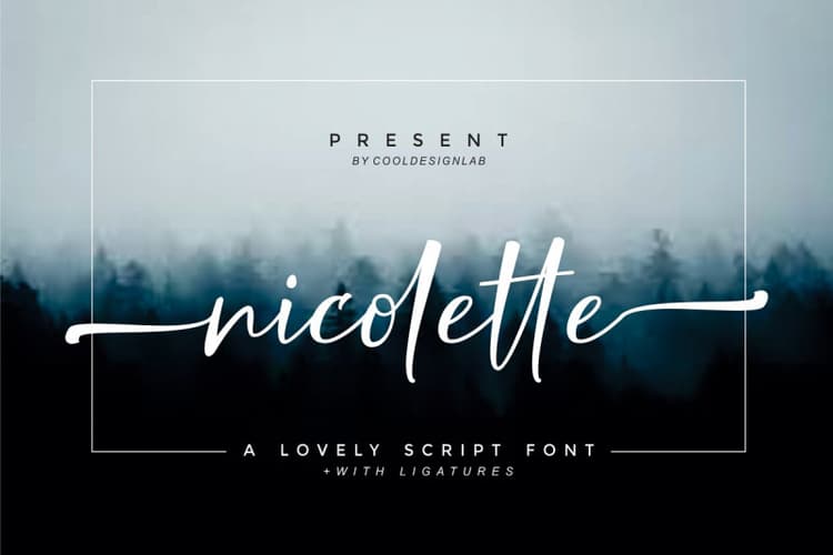 Nicolette Script Font